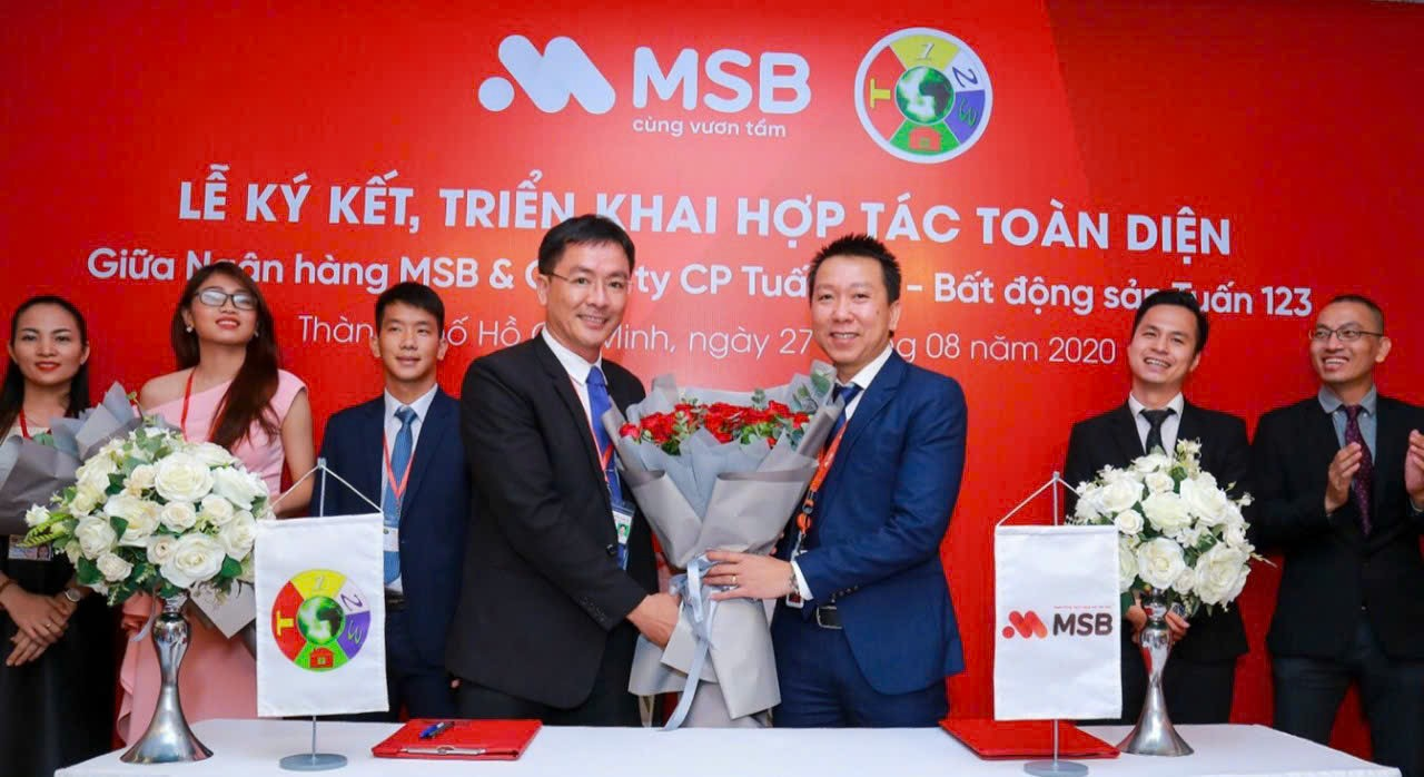 LỄ KÝ KẾT HỢP TÁC TOÀN DIỆN BẤT ĐỘNG SẢN TUẤN 123 VÀ NGÂN HÀNG HÀNG HẢI MSB 1 Picture16